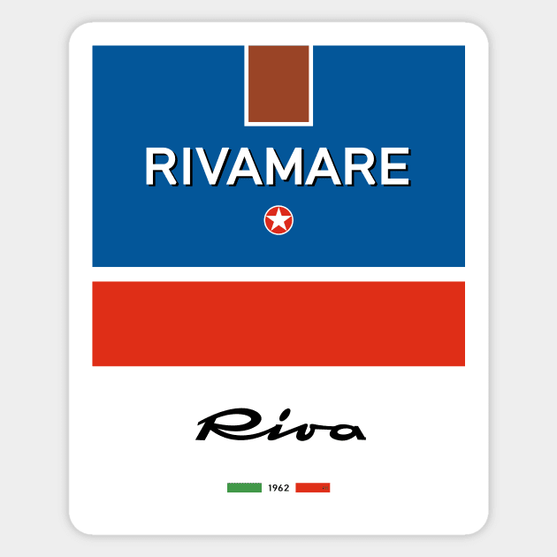 Riva Rivamare Aquarama Riviera Venise Italy Sticker by PB Mary